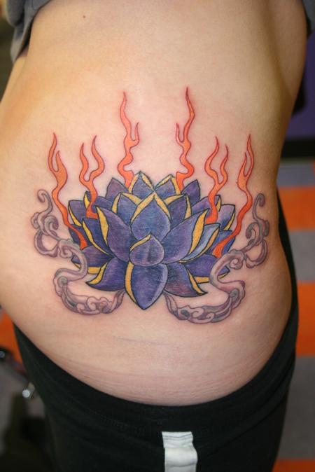 Tattoos - Lotus Cover Up - 86162